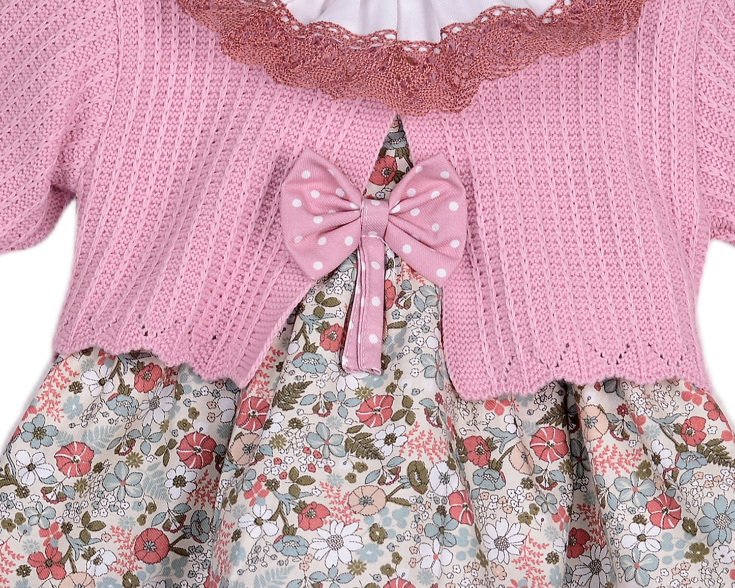 Vestido bebe Coral