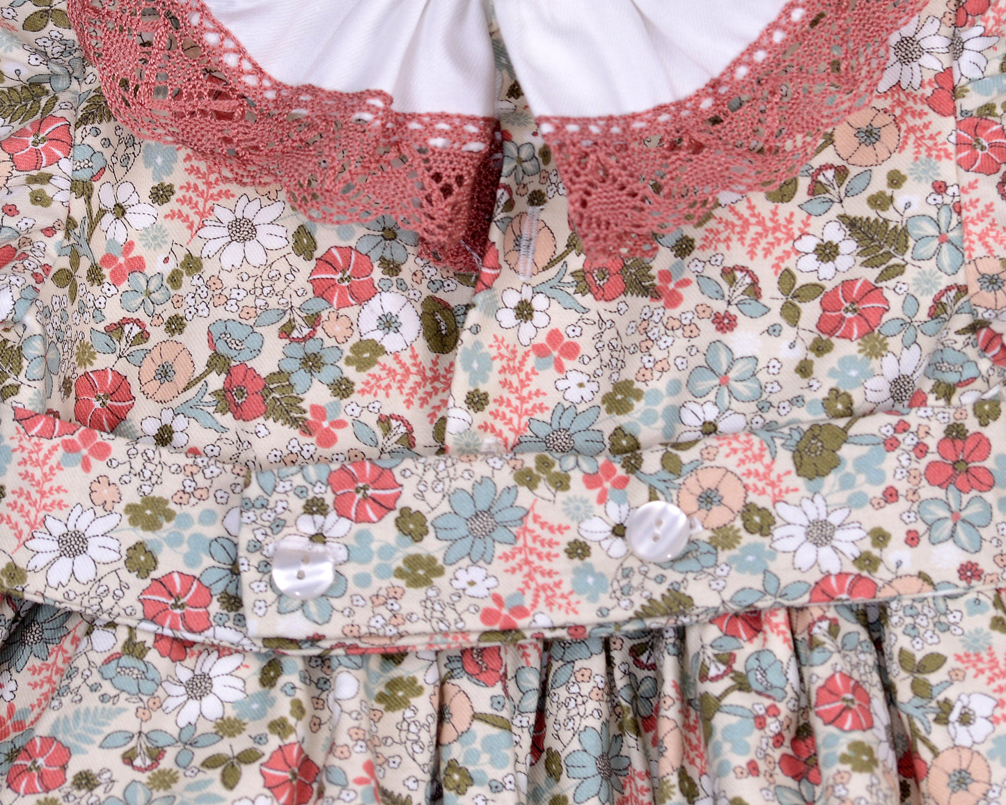 Vestido bebe Coral