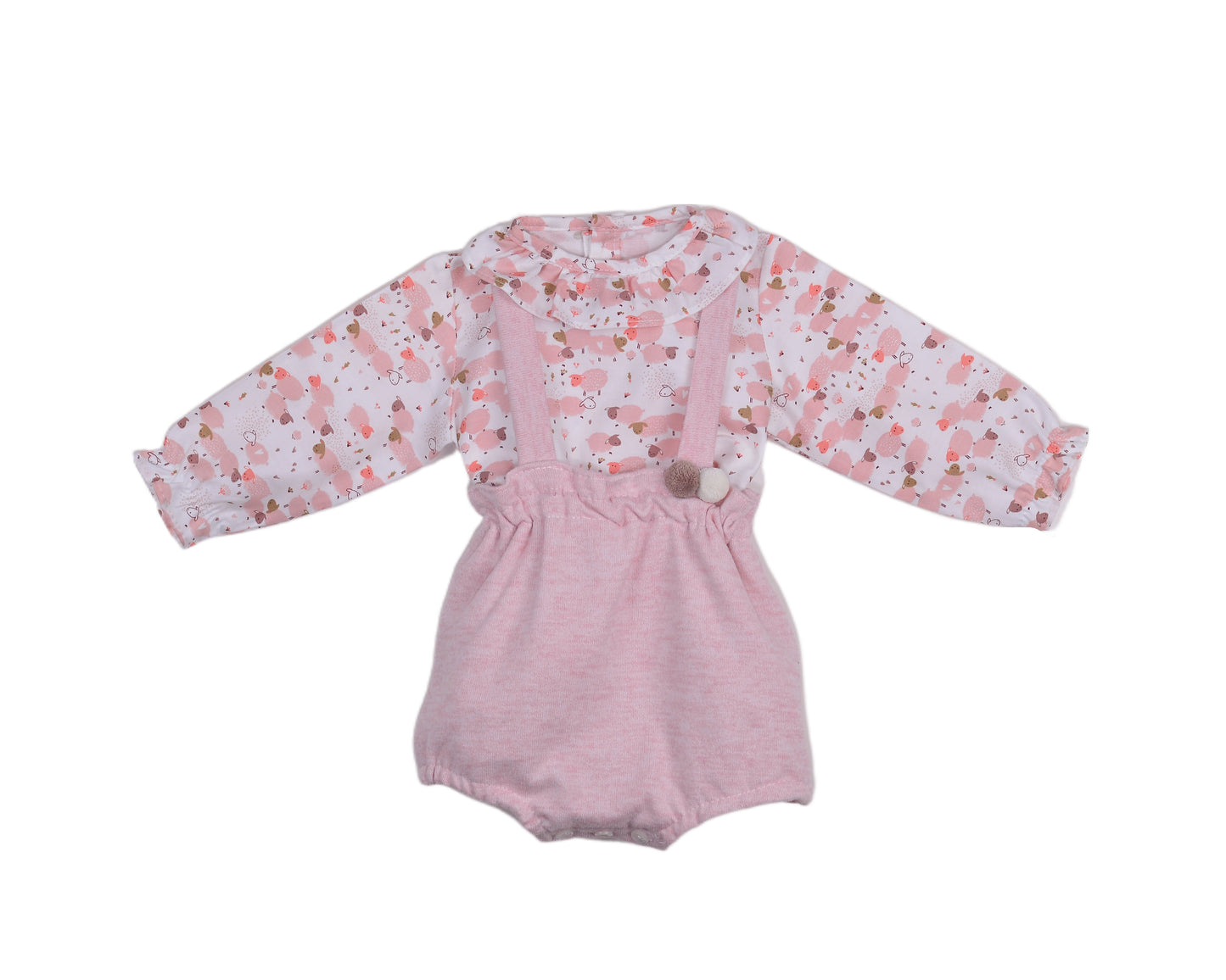 Conjunto bebe niña Niebla