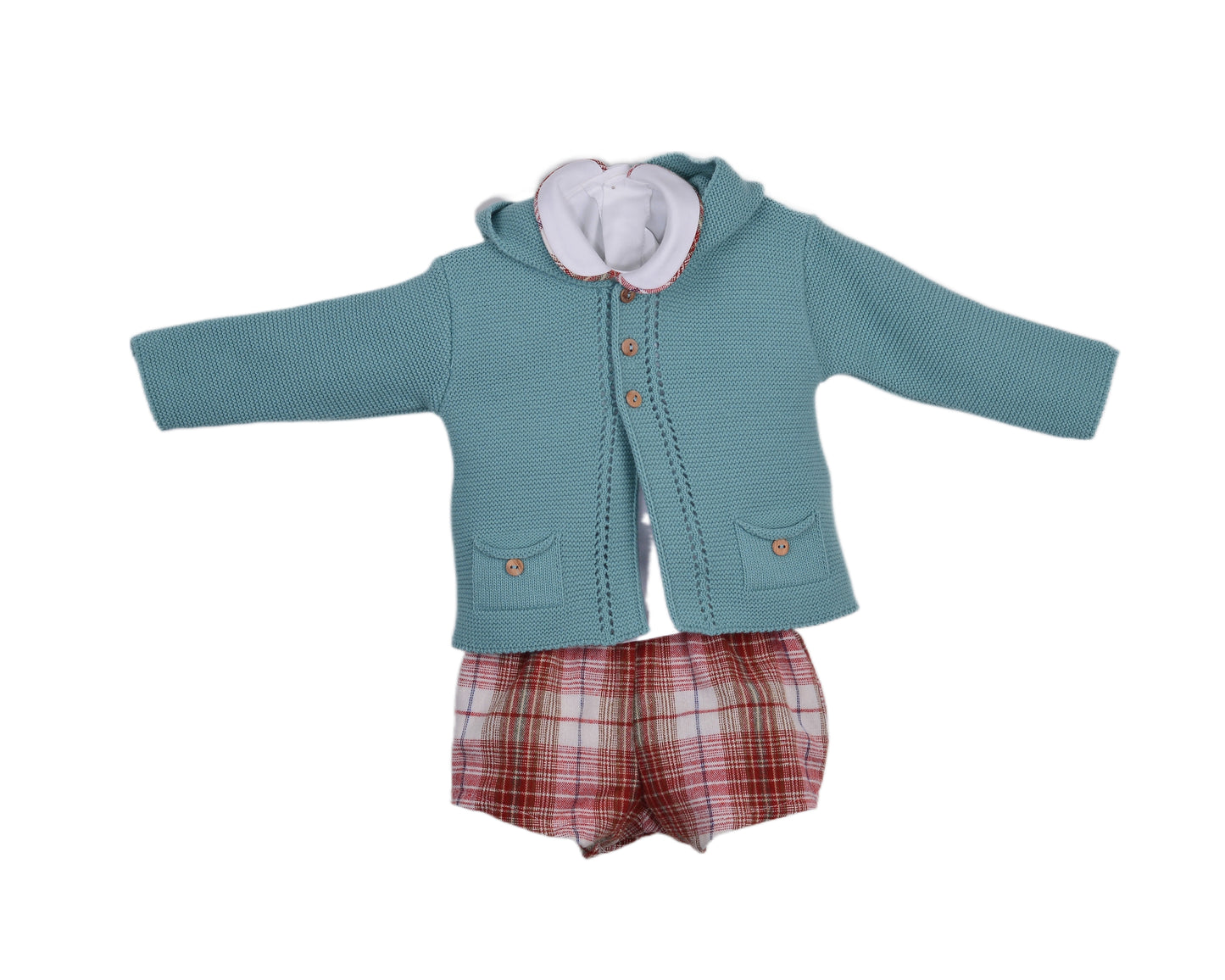 Conjunto bebe niño Turquesa