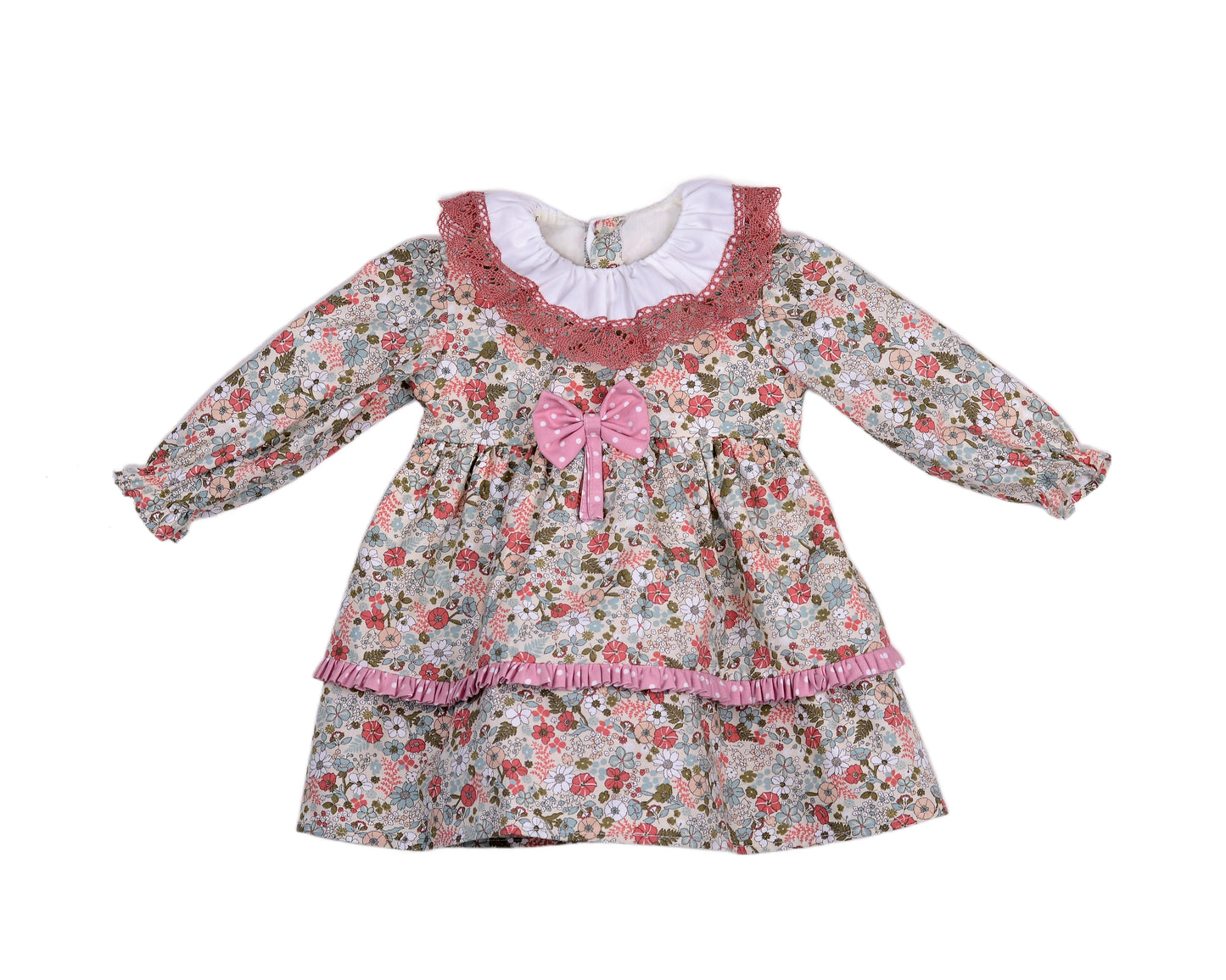 Vestido bebe Coral