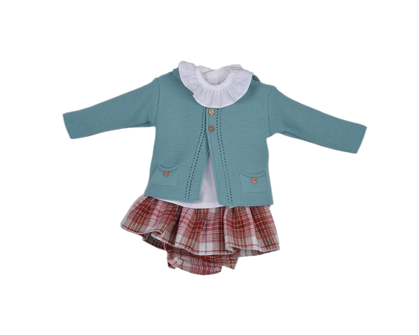 Conjunto bebe niña Turquesa